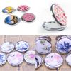 Chinese Style Mini Folding Double-Sided Makeup Small Mirror,H3
