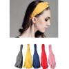 Comfortable Hair Bands Multi Style Headband for Sports or Fashion-Black