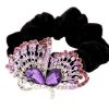 3 Pcs Elegant Hair Elastics Crystal Hair Ornaments Accessories Ponytail Holders, #02