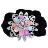 3 Pcs Elegant Hair Elastics Crystal Hair Ornaments Accessories Ponytail Holders, #03
