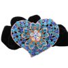 3 Pcs Elegant Hair Elastics Crystal Hair Ornaments Accessories Ponytail Holders, #04