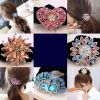 3 Pcs Elegant Hair Elastics Crystal Hair Ornaments Accessories Ponytail Holders, #05