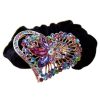 Set of 3 Wedding Hair Accessories Hair Elastics Sparkling Ponytail Holders, #07