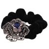 Set of 3 Fashionable Practical Hair Elastics Hair Ornaments Women Hair Tie, F