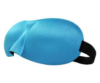 Unique and novel 3D Design Sleep Eye Mask Assure No Pressure-Blue