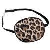 Adult Silk Sleep Eye Patch for Lazy Eye Amblyopia Treatment ,Brown Leopard Print