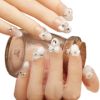 Elegant Bridal Nails Decoration Art Beauty Nails False Nails for Wedding/Party/Prom, F