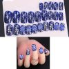 Elegant Bridal Nails Decoration Art Beauty Nails False Nails for Wedding/Party/Prom, L