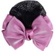 Pack Of 4 Hair Net Clips For Nurse Bank Hotel Bowknot Hair Accessories D033 Pink