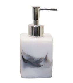 Bathroom Hand Soap Dispenser Shampoo Dispense shower Gel Bottles [White]