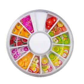 3D Design Nail Art Different DIY Nail Art Stud Wheel Manicure, H