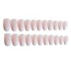 False Fingernails Gradient Color Pink White Artificial False Nails Tips Fake Nail Art Decoration