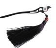 Classical Style Wooden Hairpin Clothing Accessories, Brown Tassel