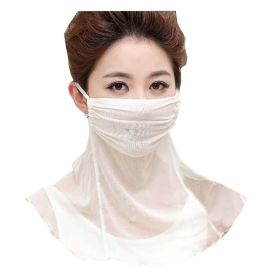 Breathable Cozy Silk Mouth Mask Neck Protection Anti Fog/Dust Mask/Anti-UV - A4