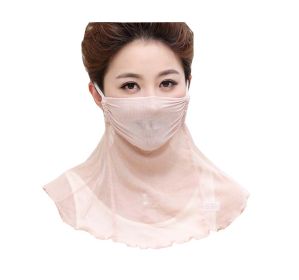 Breathable Cozy Silk Mouth Mask Neck Protection Anti Fog/Dust Mask/Anti-UV - A5