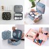 Portable Cosmetic Bag Simple Small Waterproof Hand Holding Pouch-D4