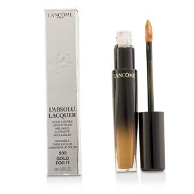LANCOME by Lancome L'Absolu Lacquer Buildable Shine & Color Longwear Lip Color - # 500 Gold For It  --8ml/0.27oz