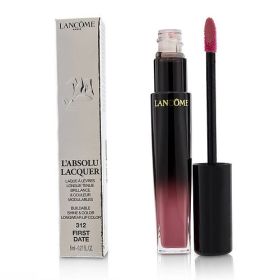 LANCOME by Lancome L'Absolu Lacquer Buildable Shine & Color Longwear Lip Color - # 312 First Date  --8ml/0.27oz