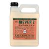 Mrs. Meyer's Clean Day - Liquid Hand Soap Refill - Geranium - Case of 6 - 33 fl oz.