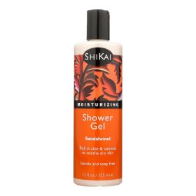 Shikai Products Shower Gel - Sandalwood - 12 oz