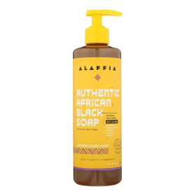 Alaffia - African Black Soap - Lavender Ylang Ylang - 16 fl oz.
