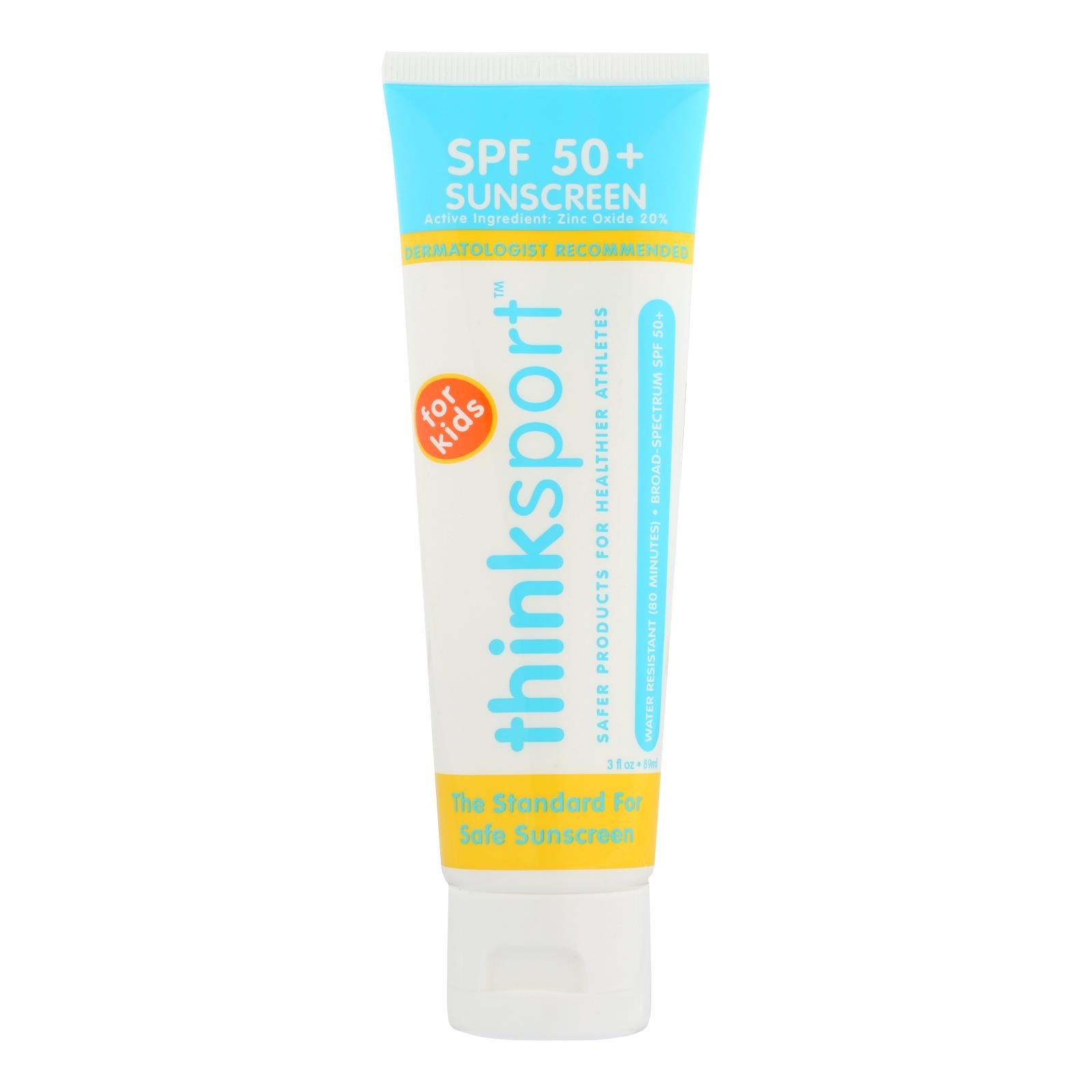 Thinksport Sunscreen Safe Kids SPF 50 Plus 3 oz