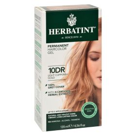 Herbatint Permanent Herbal Haircolour Gel 10 DR Light Copperish Gold - 135 ml