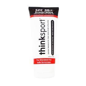 Thinksport Sunscreen - Safe - SPF 50 Plus - Family Size - 6 oz