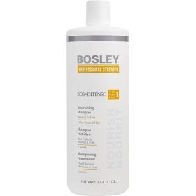 BOSLEY by Bosley BOS DEFENSE NOURISHING SHAMPOO NORMAL TO FINE COLOR TREATED HAIR  33.8 OZ