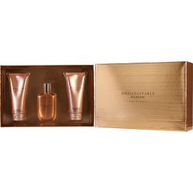 UNFORGIVABLE WOMAN by Sean John PARFUM SPRAY 4.2 OZ & BODY LOTION 3.4 OZ & SHOWER GEL 3.4 OZ