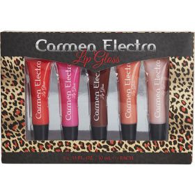 CARMEN ELECTRA by Carmen Electra 5pc Lip Gloss Set- 0.33oz/10ml each