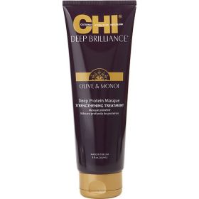 CHI by CHI DEEP BRILLIANCE OLIVE & MONOI DEEP PROTEIN MASQUE 8 OZ