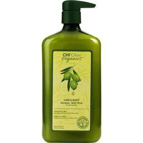 CHI by CHI OLIVE ORGANICS HAIR & BODY SHAMPOO BODY WASH 24 OZ