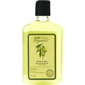 CHI by CHI OLIVE ORGANICS OLIVE & SILK HAIR & BODY OIL 8.5 OZ