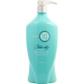 ITS A 10 by It's a 10 BLOW DRY MIRACLE GLOSSING GLAZE CONDITIONER 33.8 OZ
