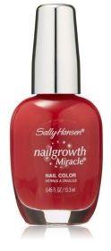 New Store Pull Sally Hansen Nail Growth Miracle 330 Stunning Scarlet Nail Polish