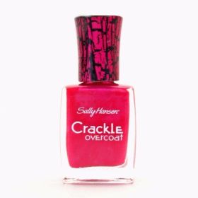 Sally Hansen Crackle Overcoat Nail Polish, 04 Fuchsia Shock Choose Your Pack